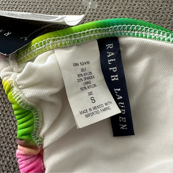 NWT Ralph Lauren Tie-dye Triangle Swim Top - Picture 2 of 7